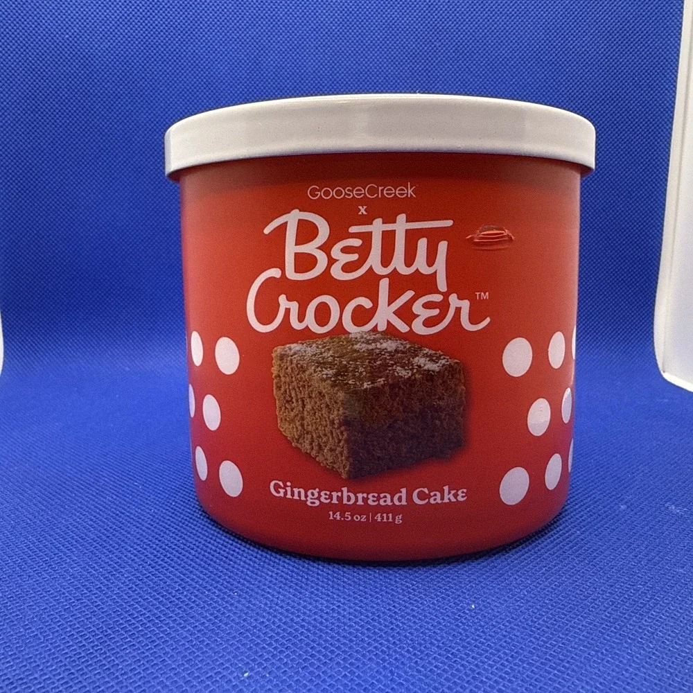 GOOSE CREEK Betty Crocker Gingerbread Cake 3 Wick Candle Brand New
